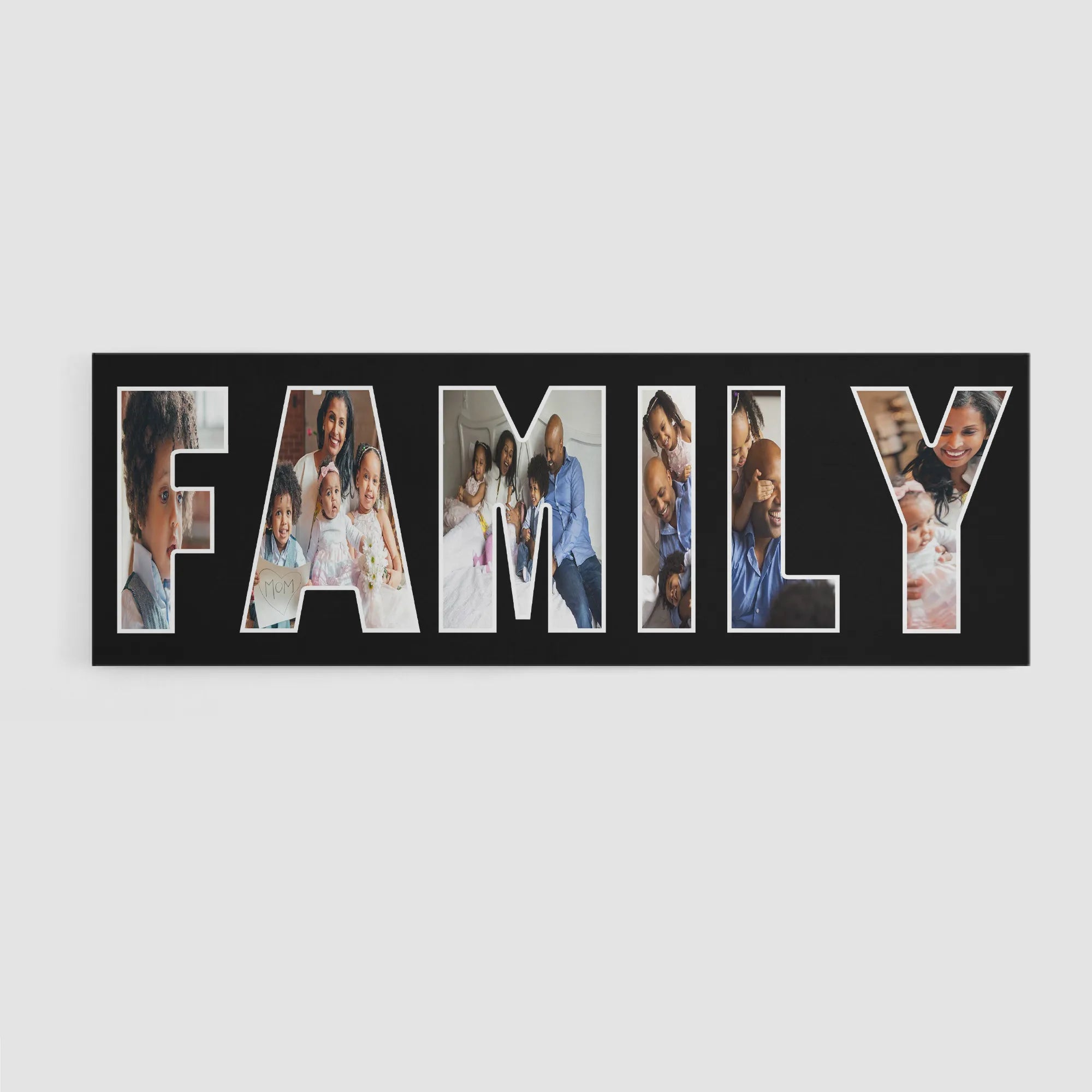 FAMILY word art Canvas collage