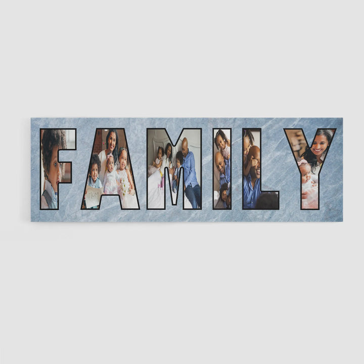 FAMILY word art Canvas collage