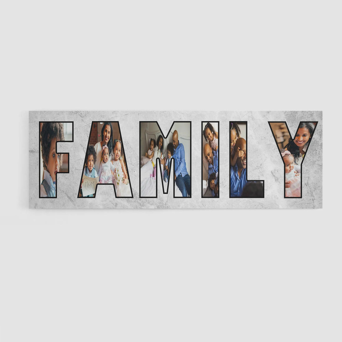 FAMILY word art Canvas collage