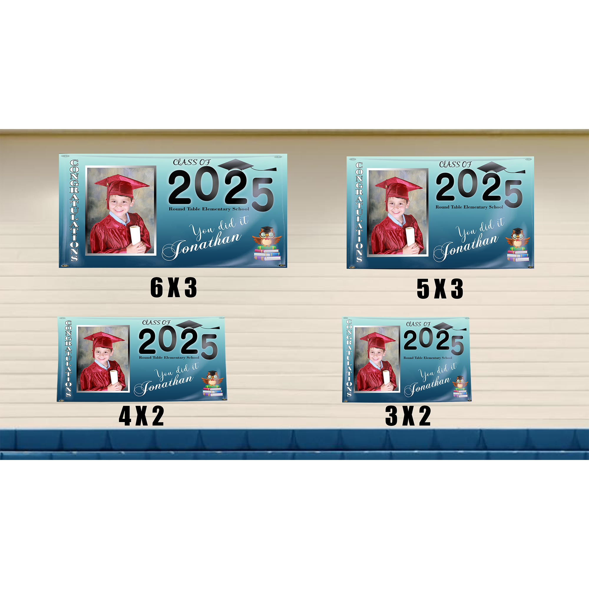 Preschool Congrats Vinyl Banner