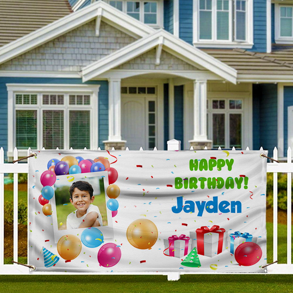 Birthday Presents Banner