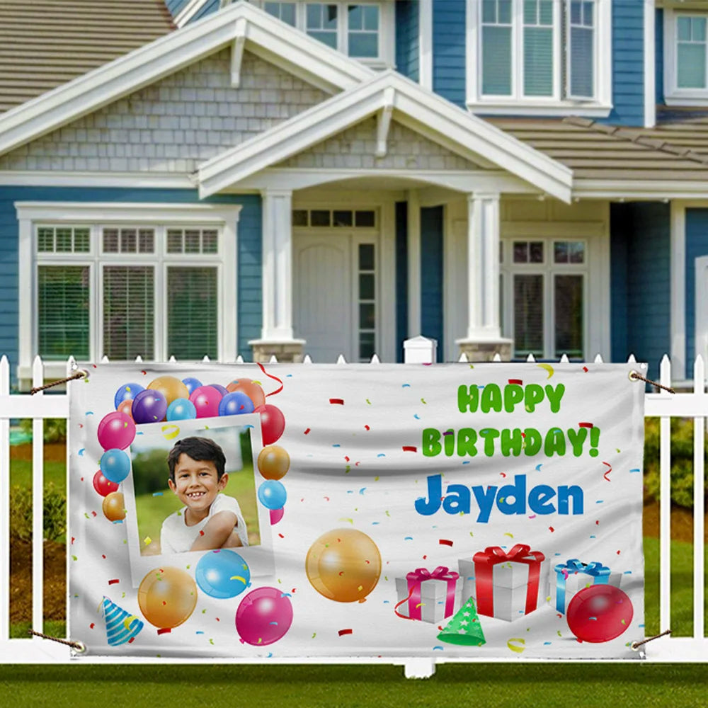 Birthday Presents Banner