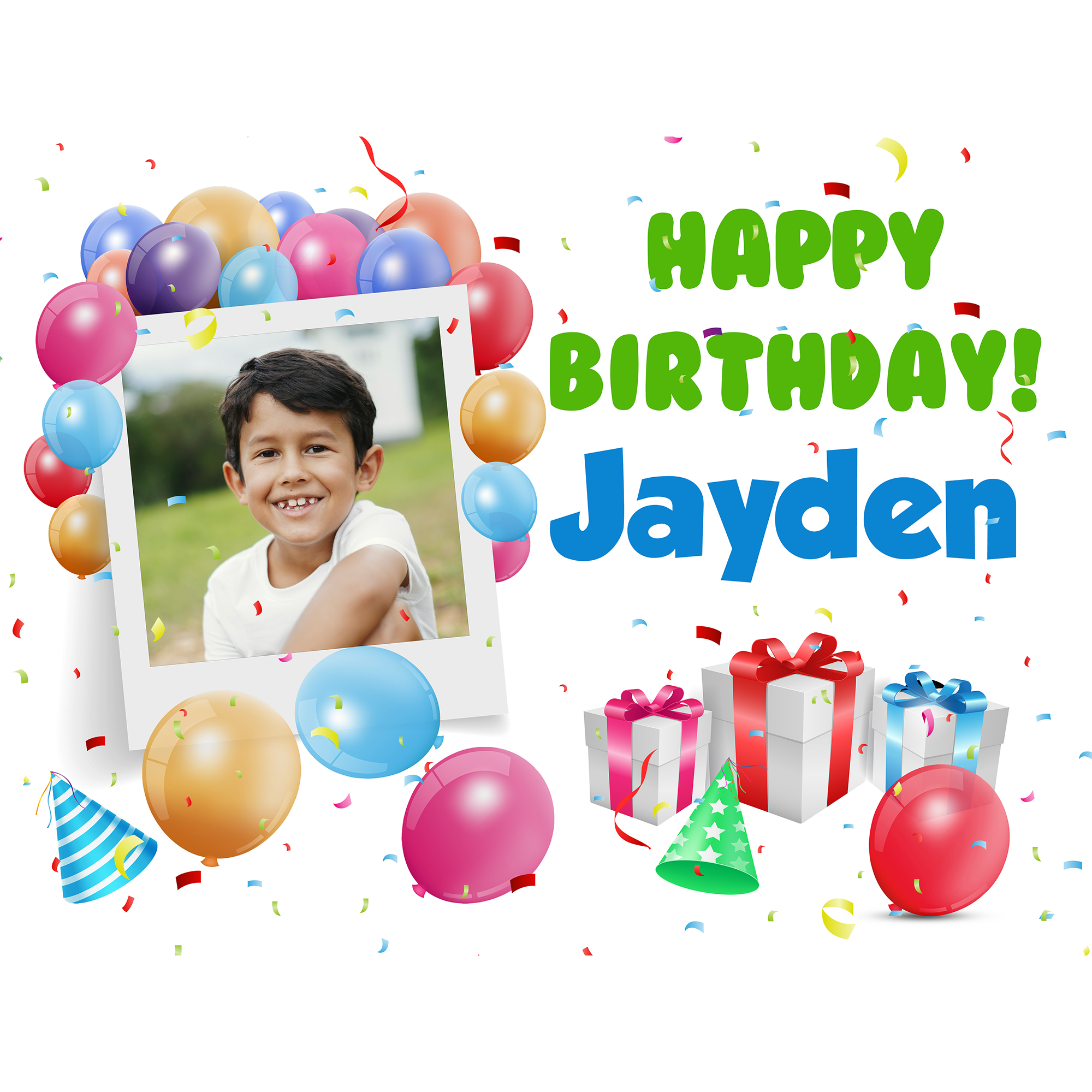 Birthday Balloon Yard Sign