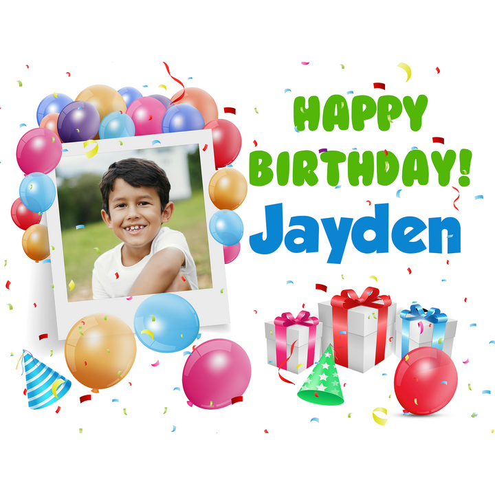 Birthday Balloon Yard Sign