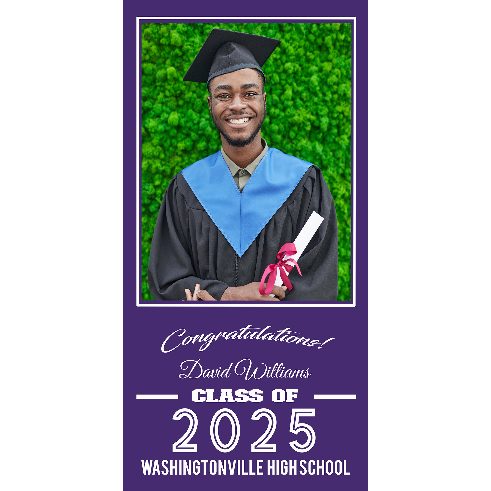 Congratulation Vinyl Banner