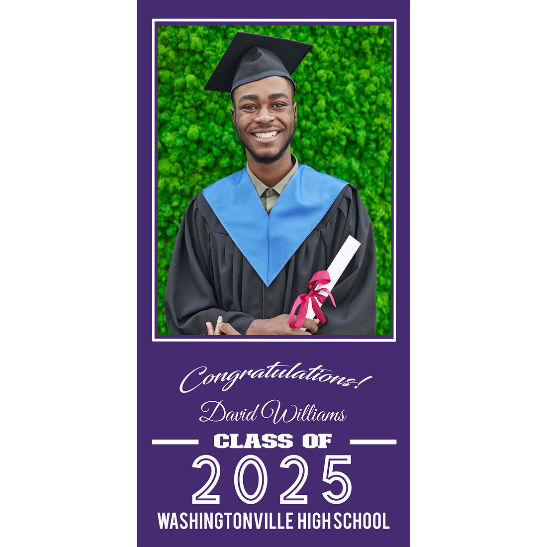 Congratulation Vinyl Banner