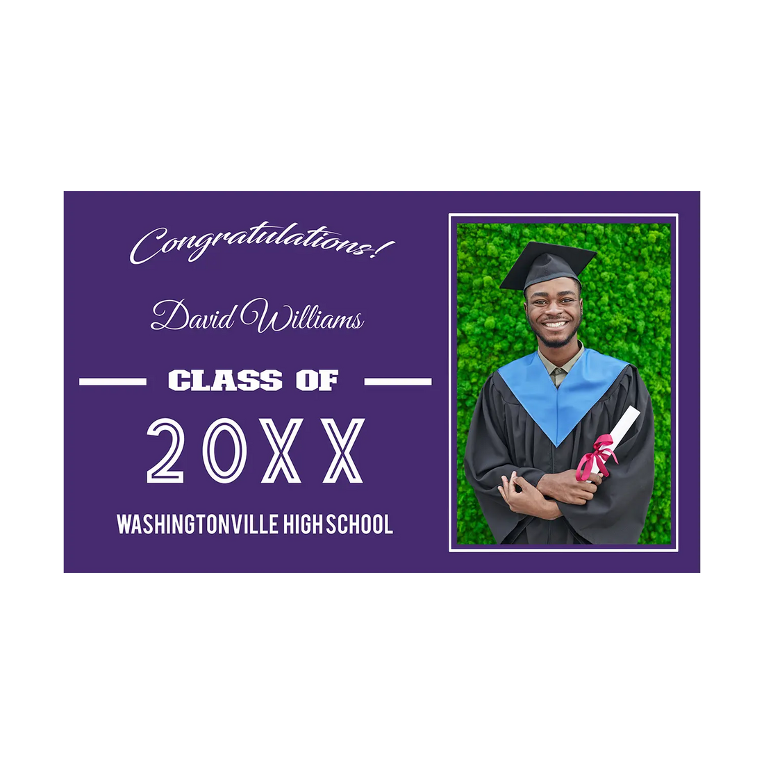 Congratulation Vinyl Banner