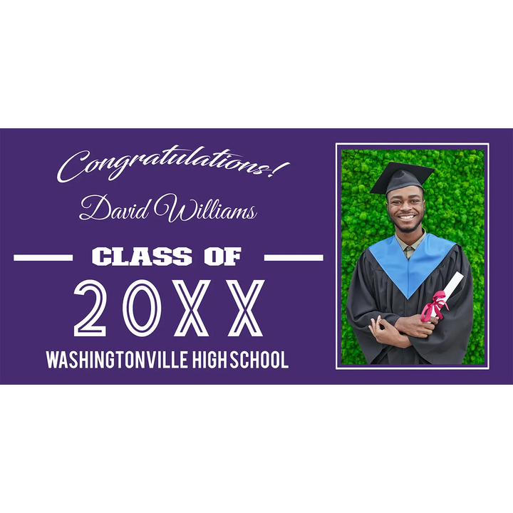 Congratulation Vinyl Banner