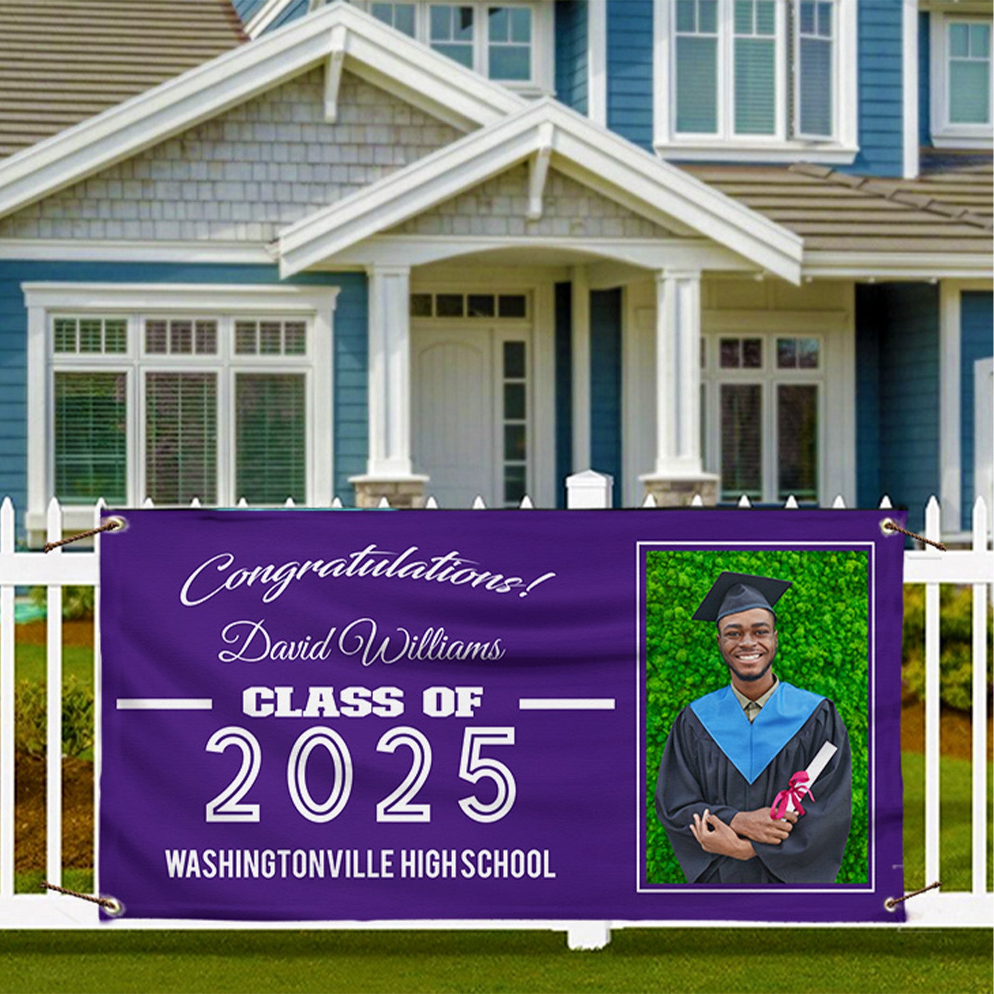 Congratulation Vinyl Banner