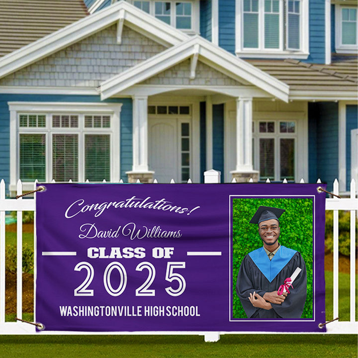 Congratulation Vinyl Banner