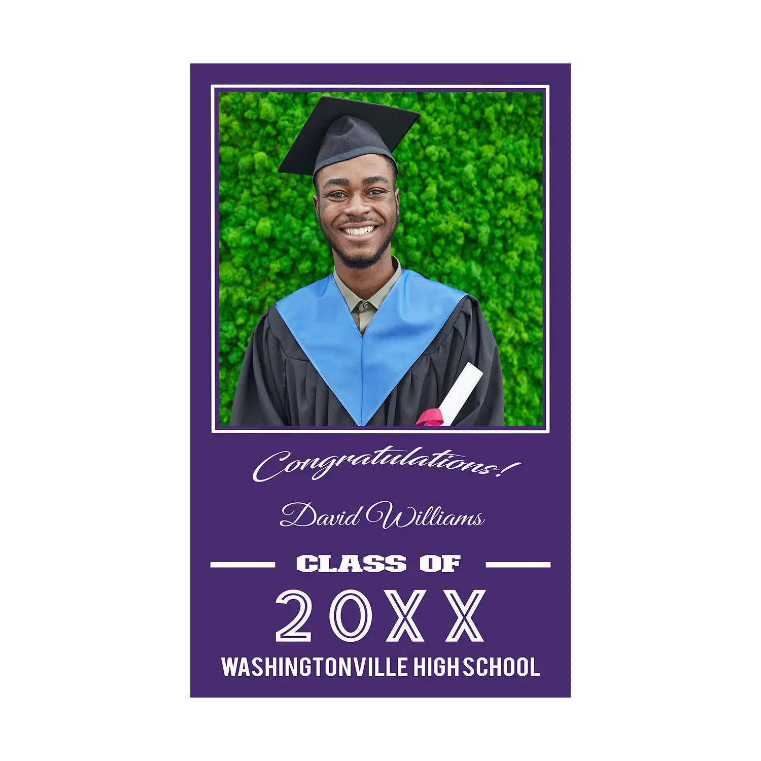 Congratulation Vinyl Banner