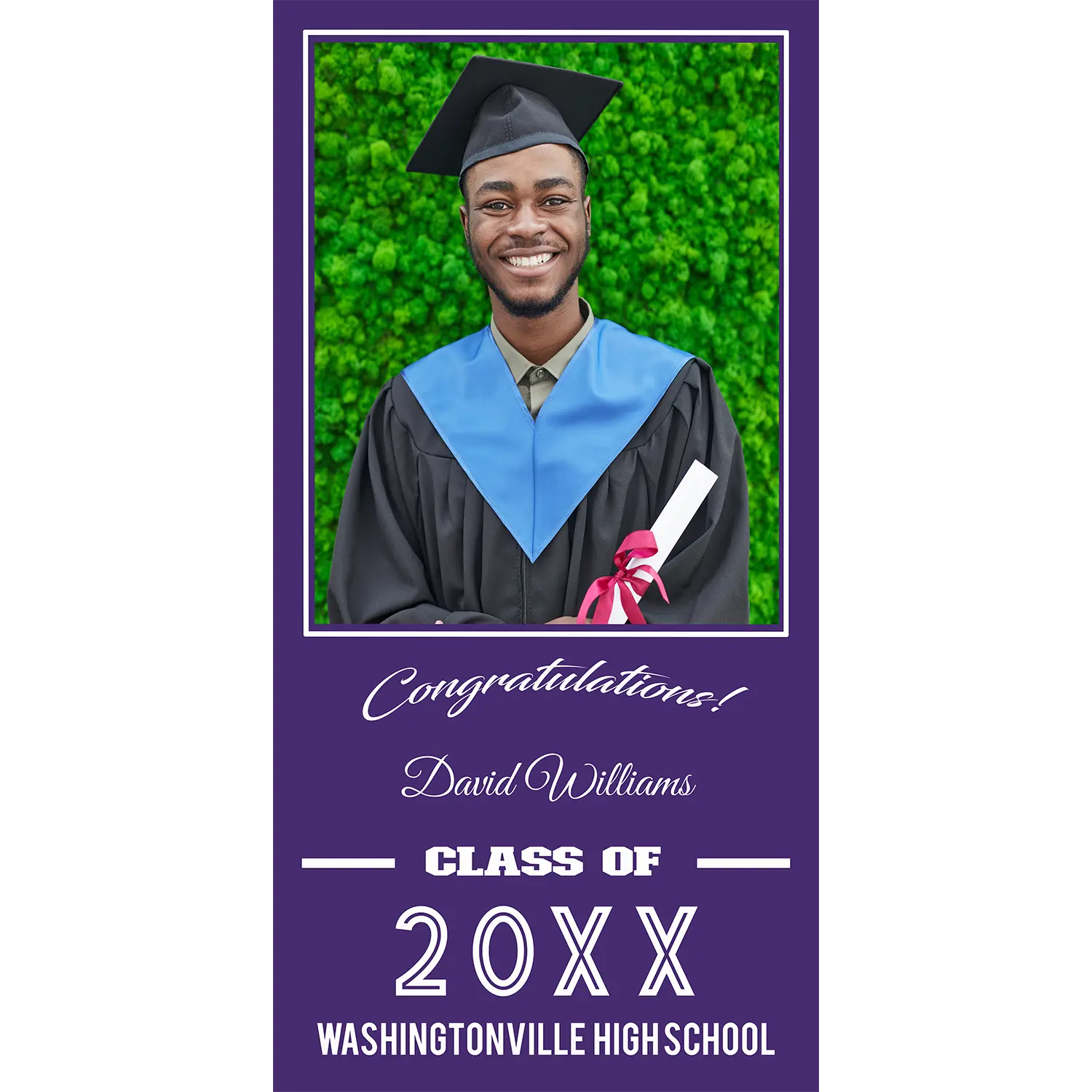 Congratulation Vinyl Banner