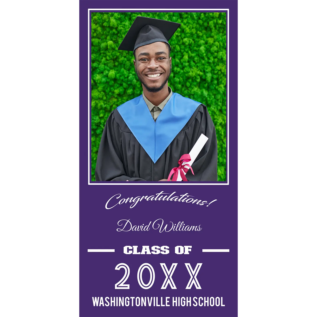 Congratulation Vinyl Banner