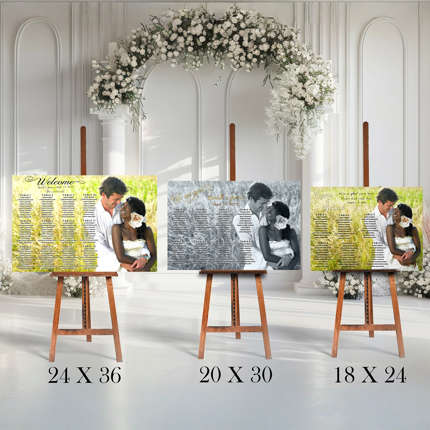 Custom Stylish seating chart