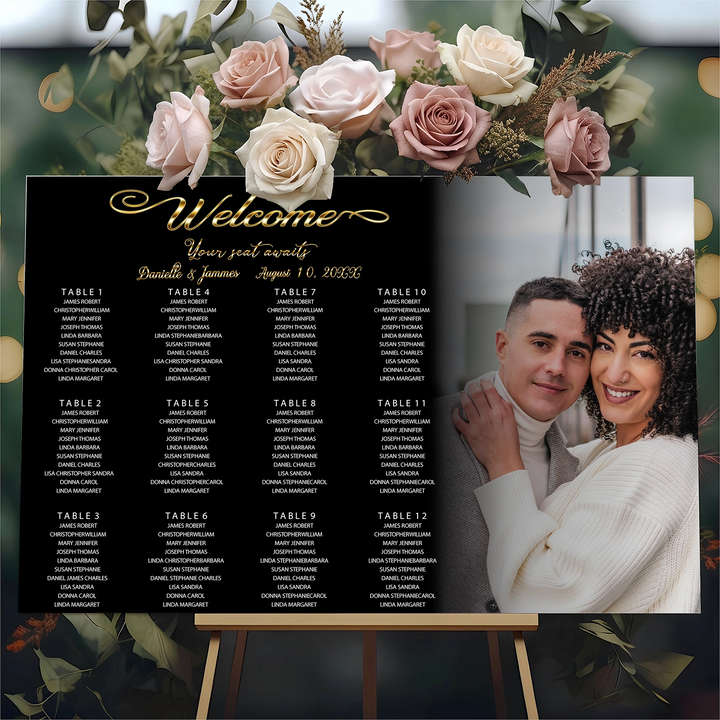 Fade to black seating chart