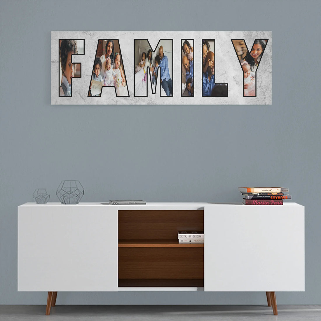 FAMILY word art Canvas collage