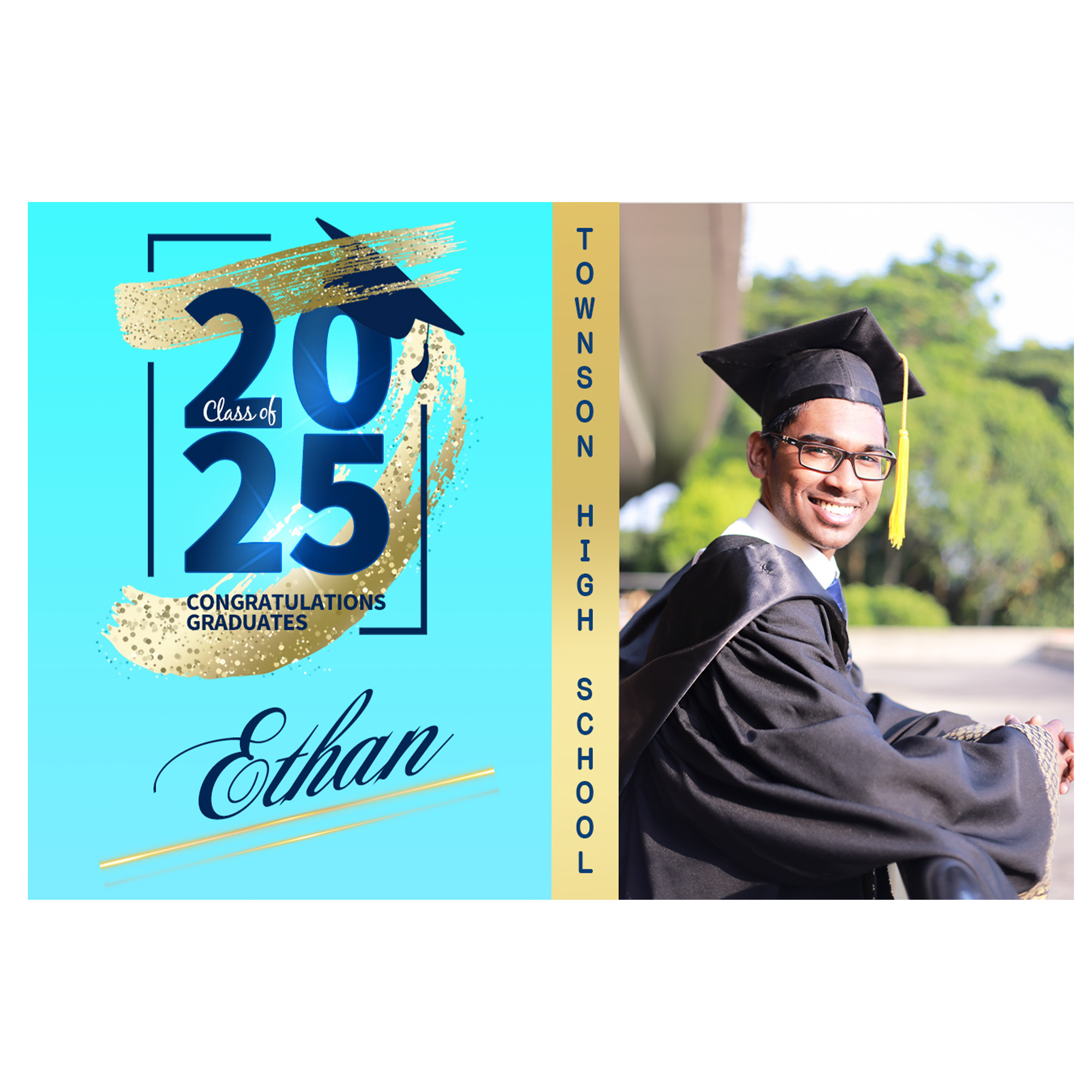 Glitter Brush Yard Sign