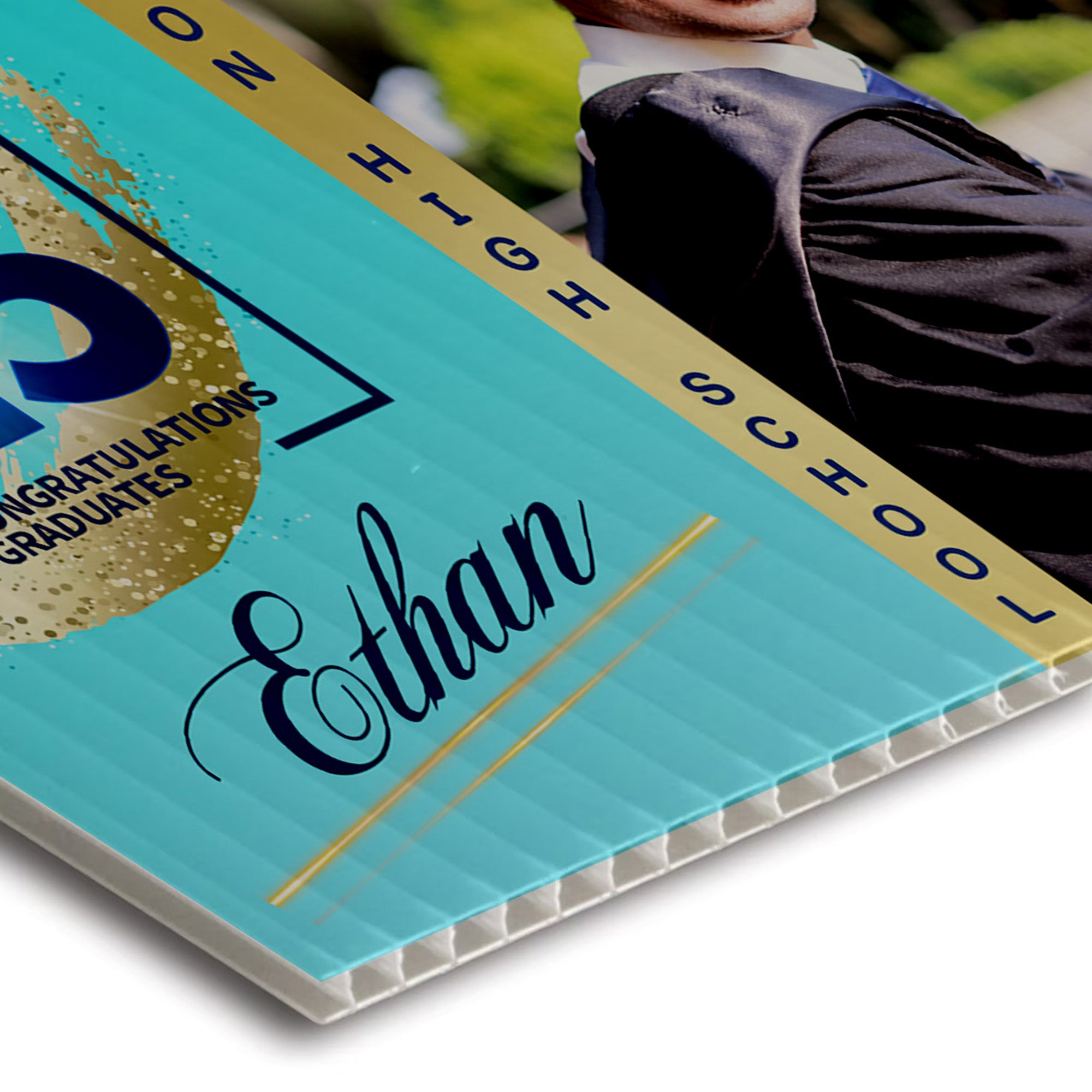 Glitter Brush Yard Sign