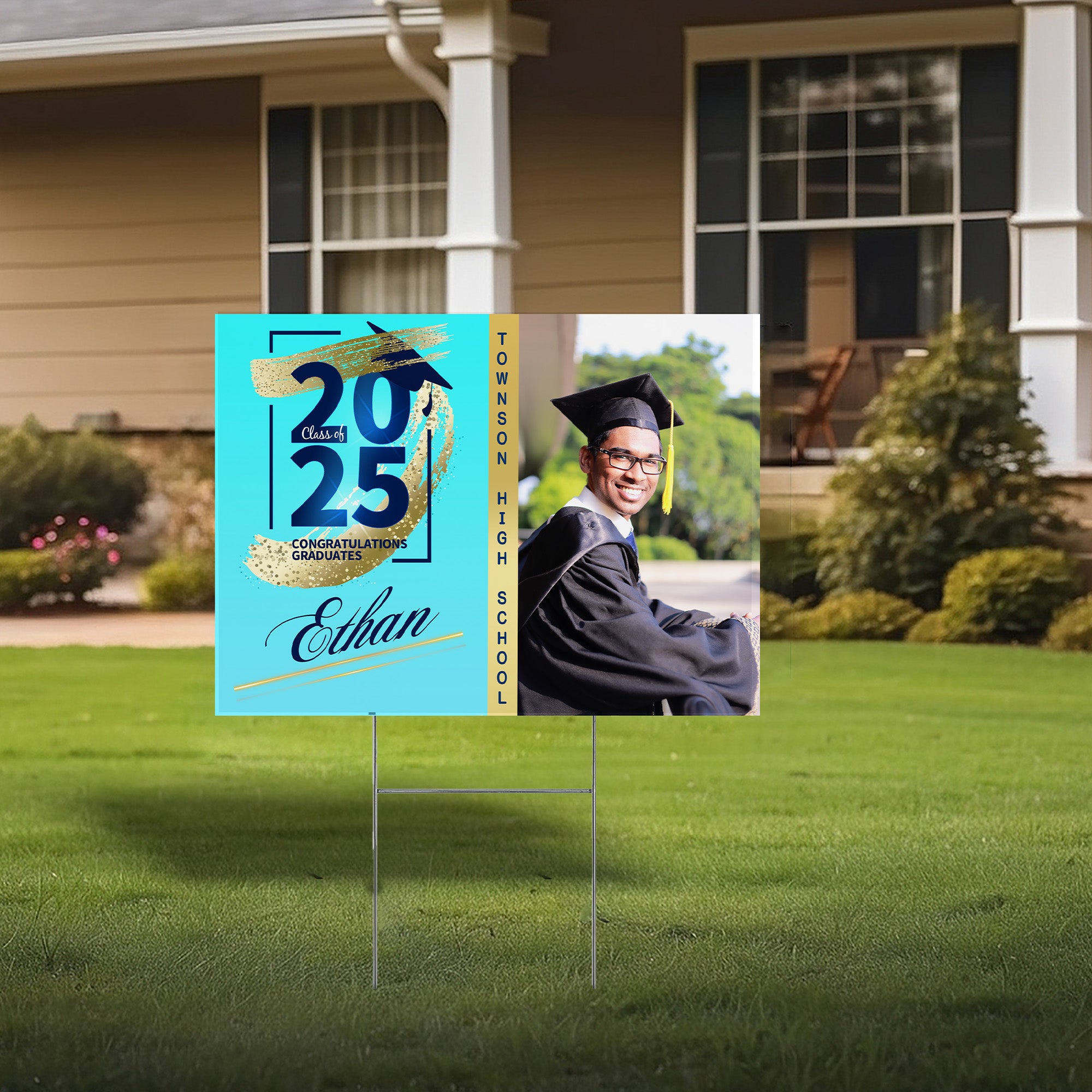 Glitter Brush Yard Sign