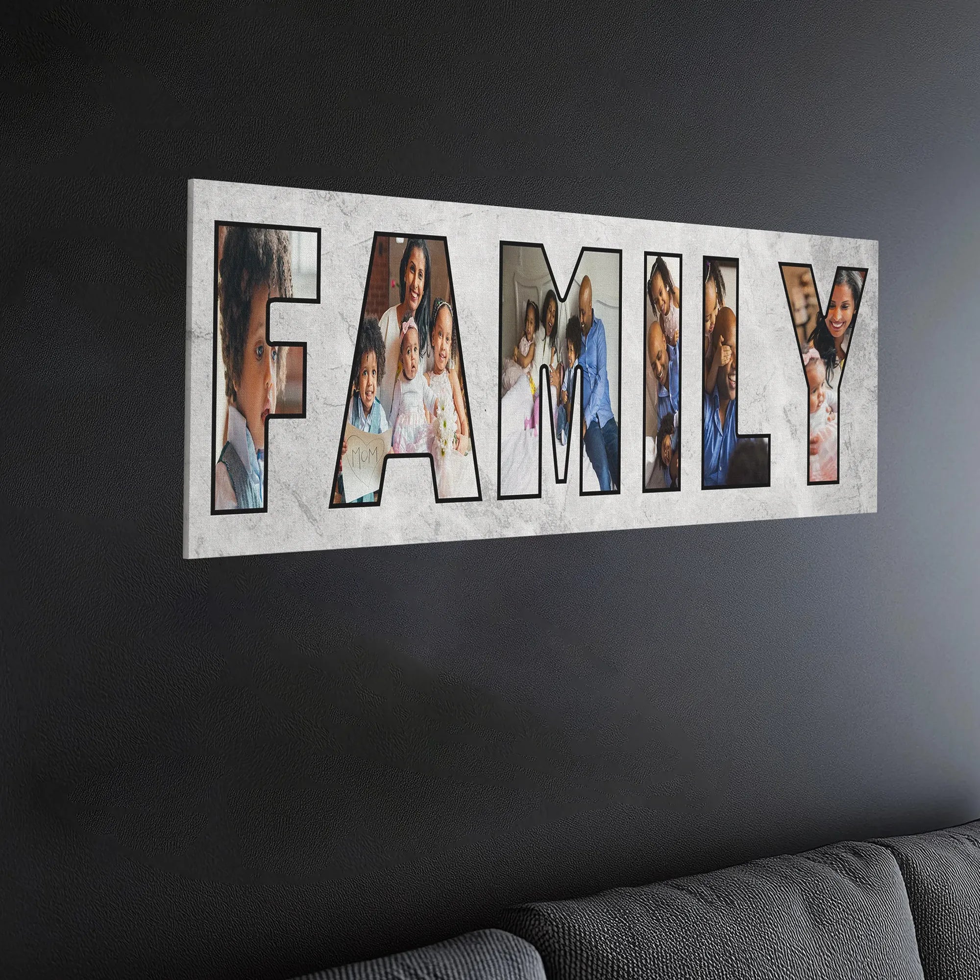 FAMILY word art Canvas collage