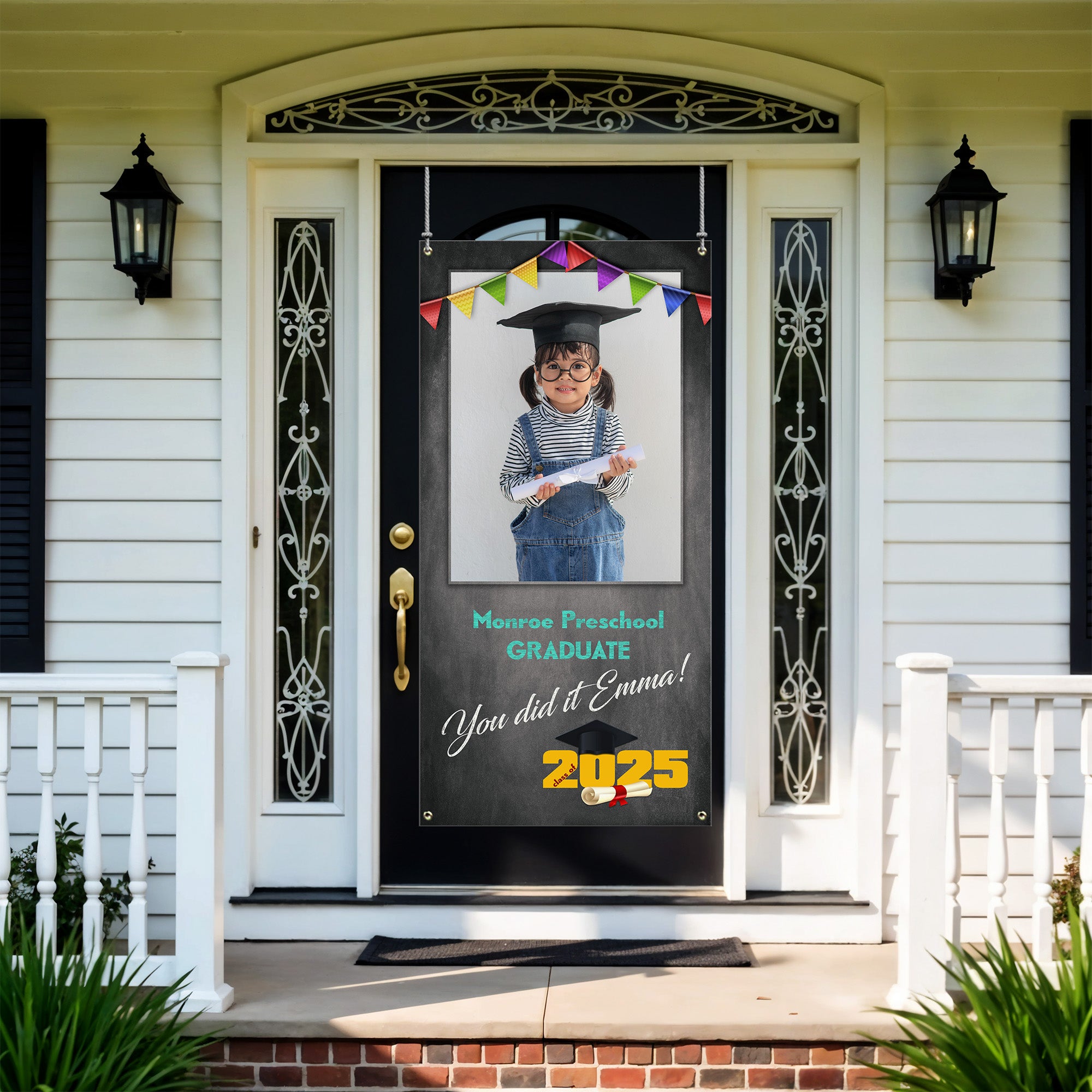 Pre - K Chalkboard Graduation Banner