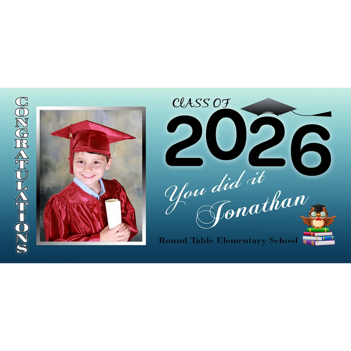 Preschool Congrats Vinyl Banner