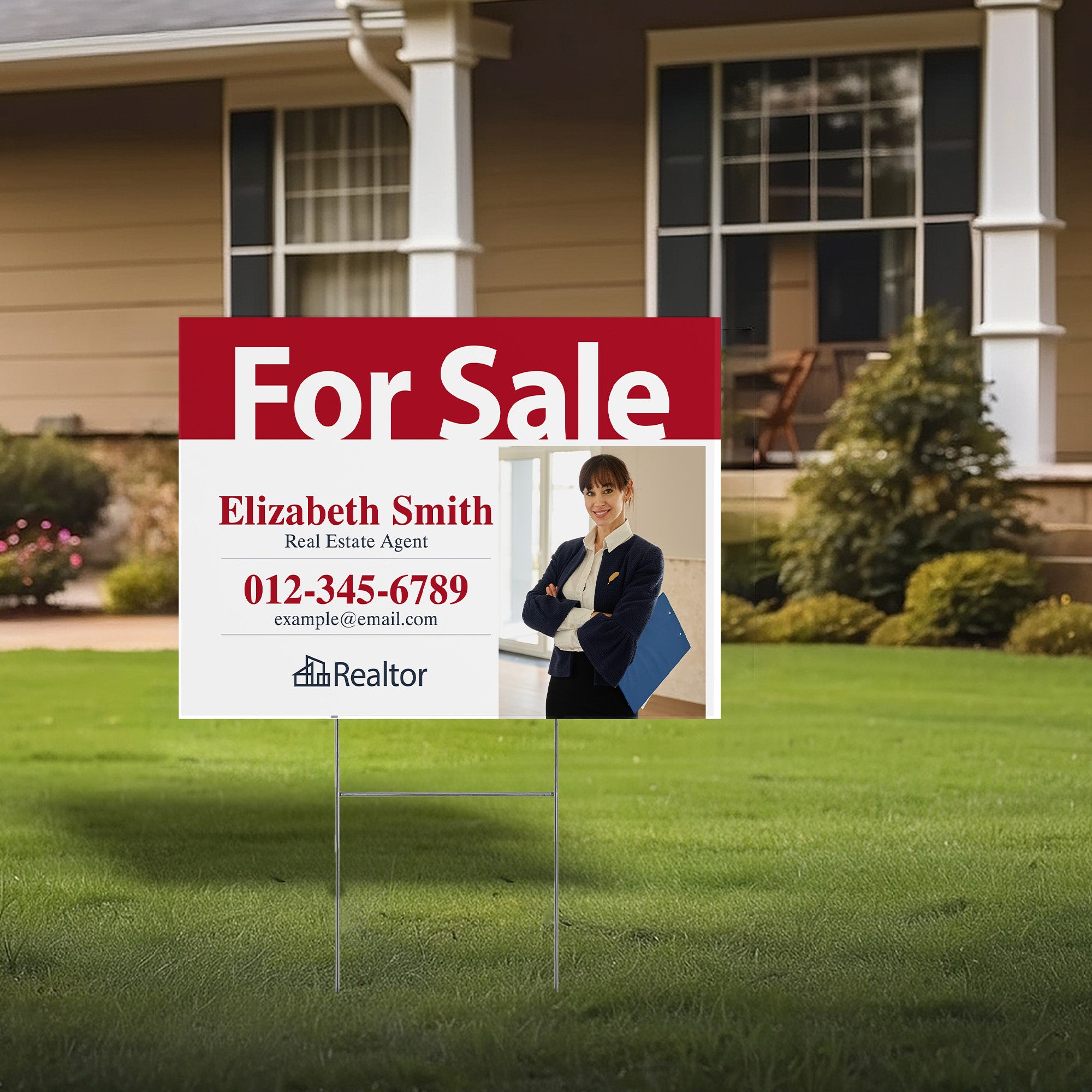 Real Estate Agent Yard Signs