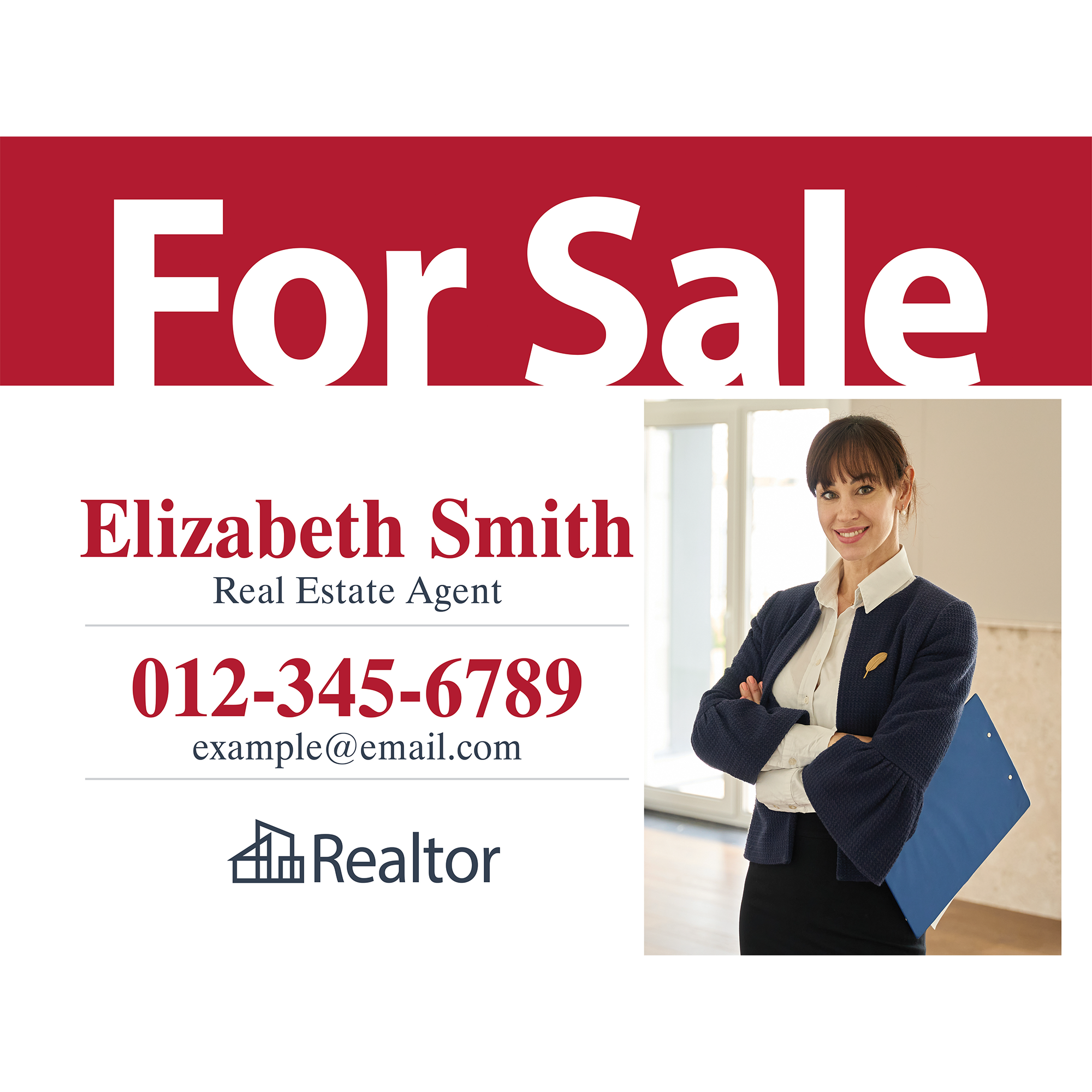 Real Estate Agent Yard Signs