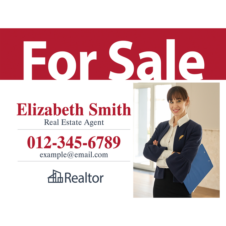 Real Estate Agent Yard Signs