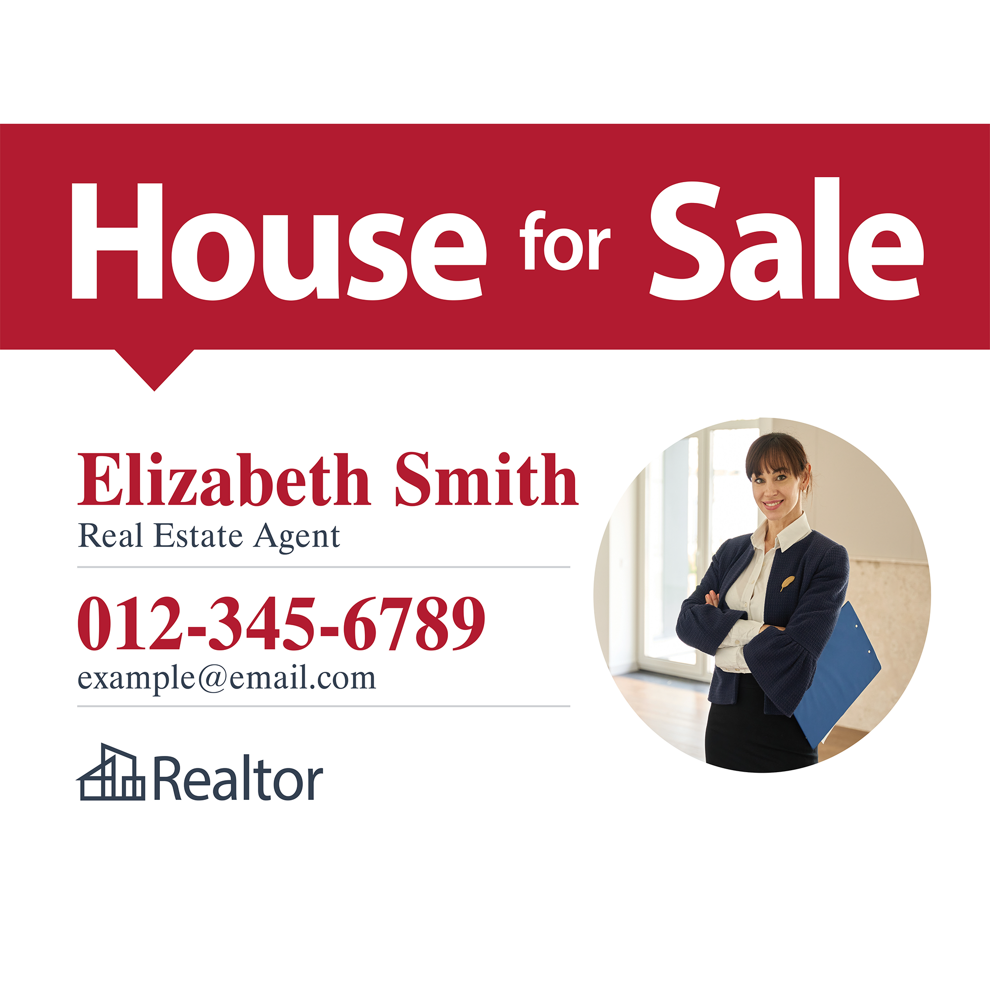 Real Estate Agent Yard Signs