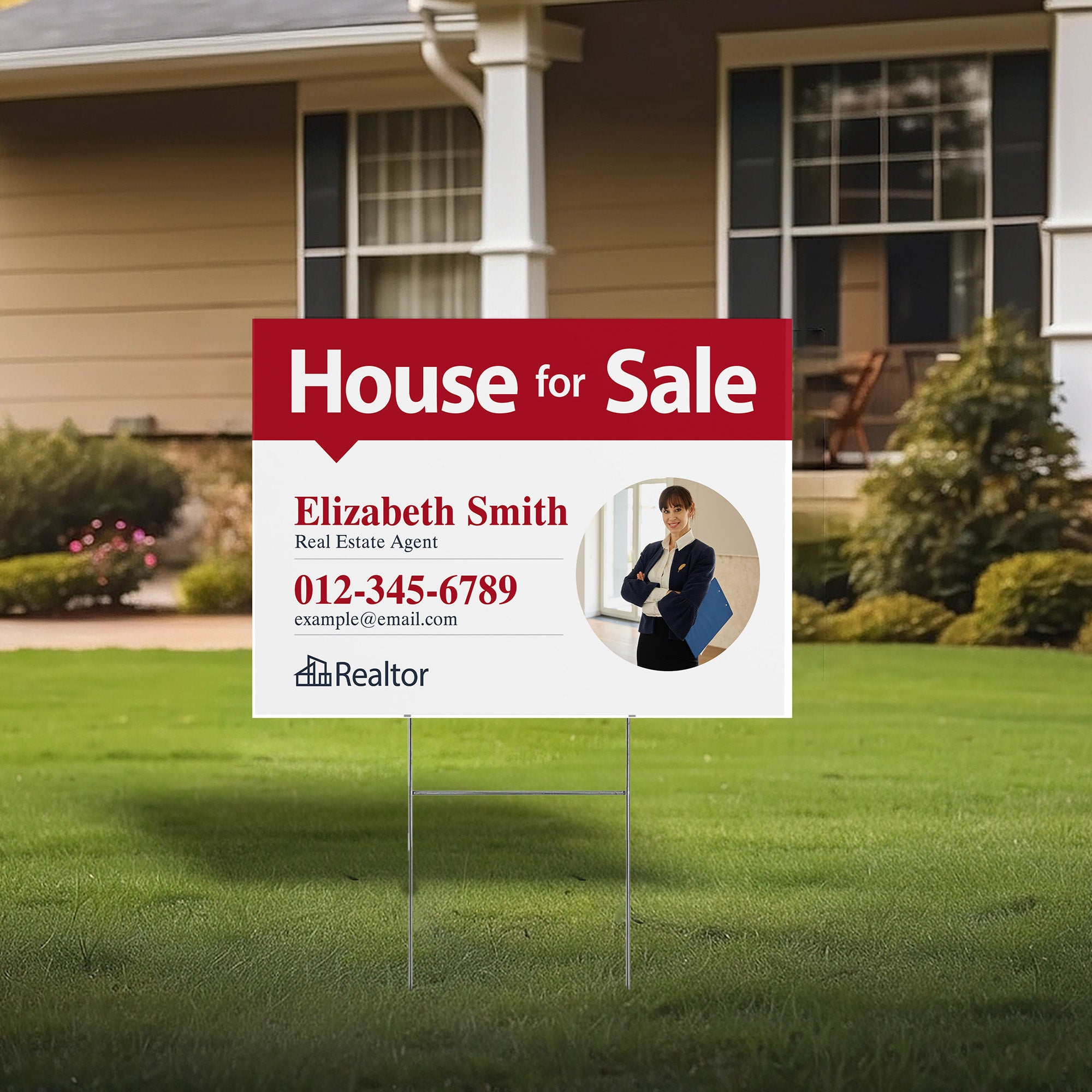 Real Estate Agent Yard Signs