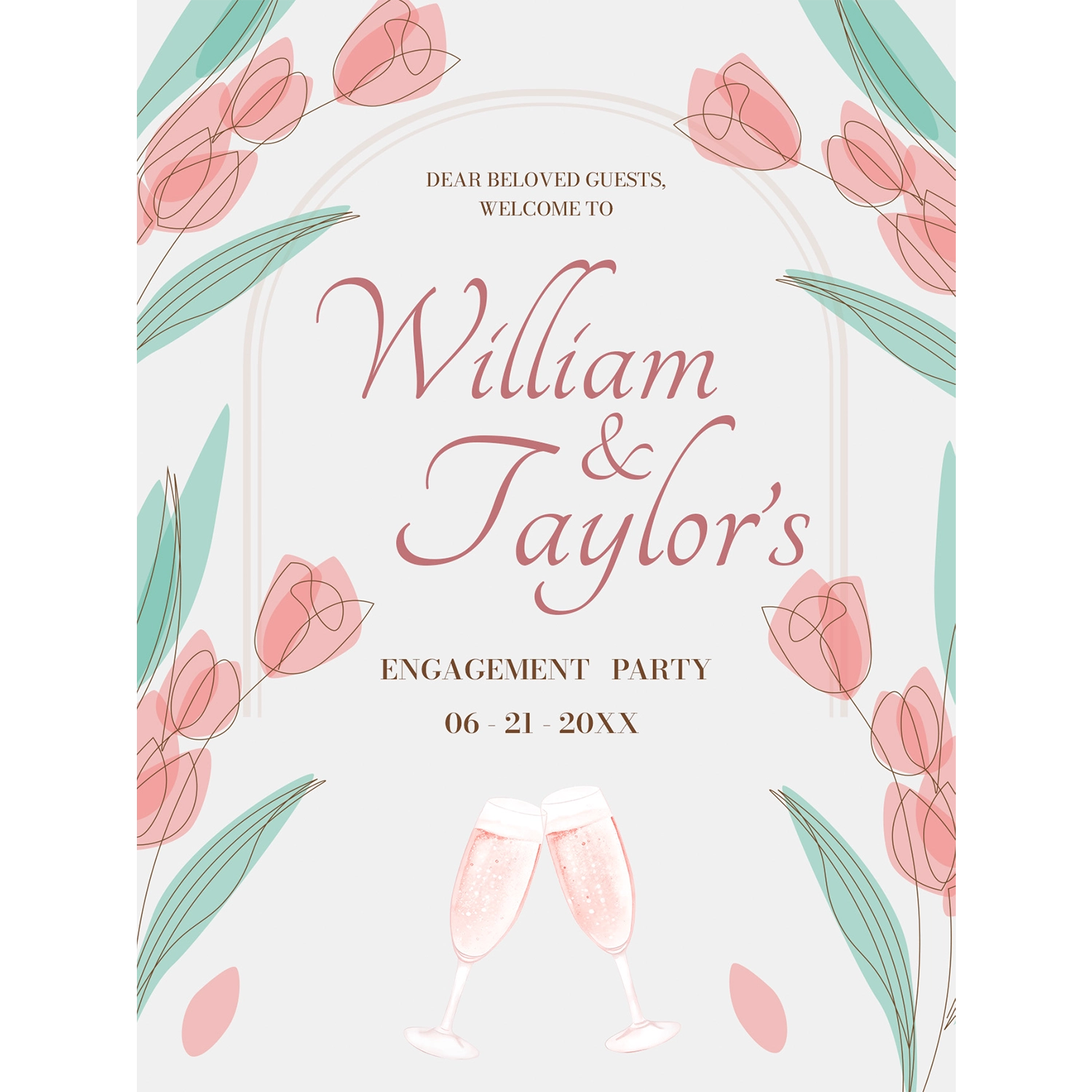 Rose Arch Engagement party