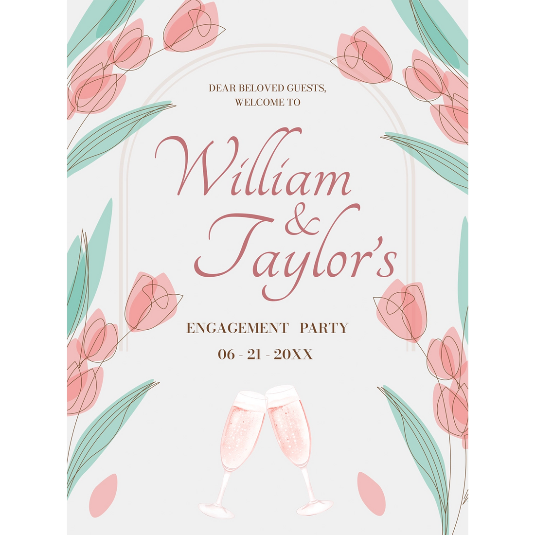 Rose Arch Engagement party