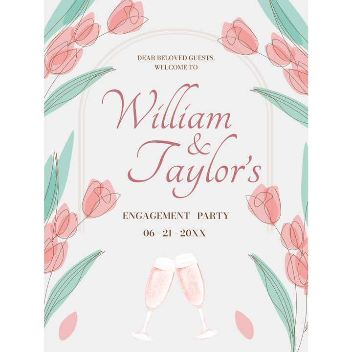 Rose Arch Engagement party