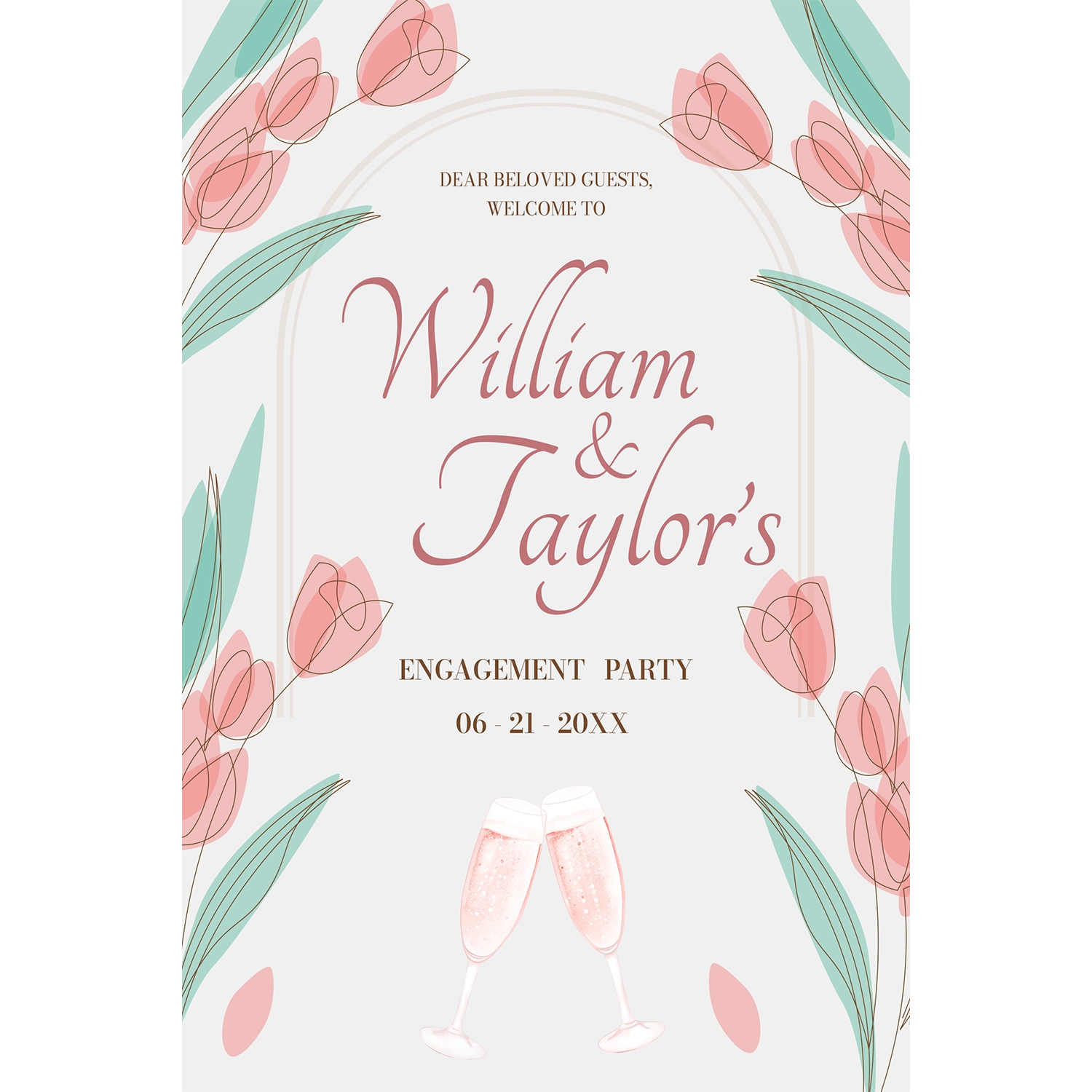 Rose Arch Engagement party