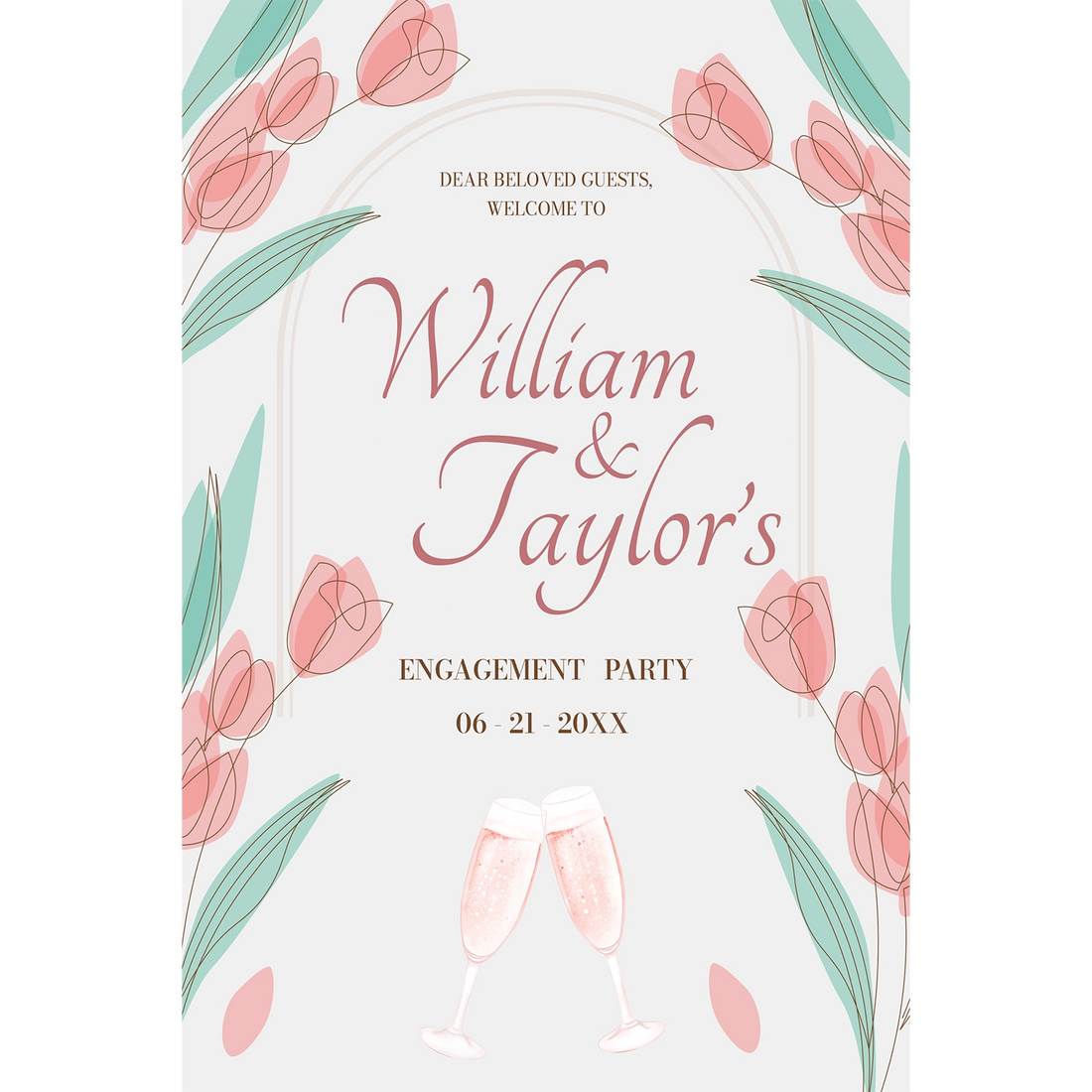 Rose Arch Engagement party