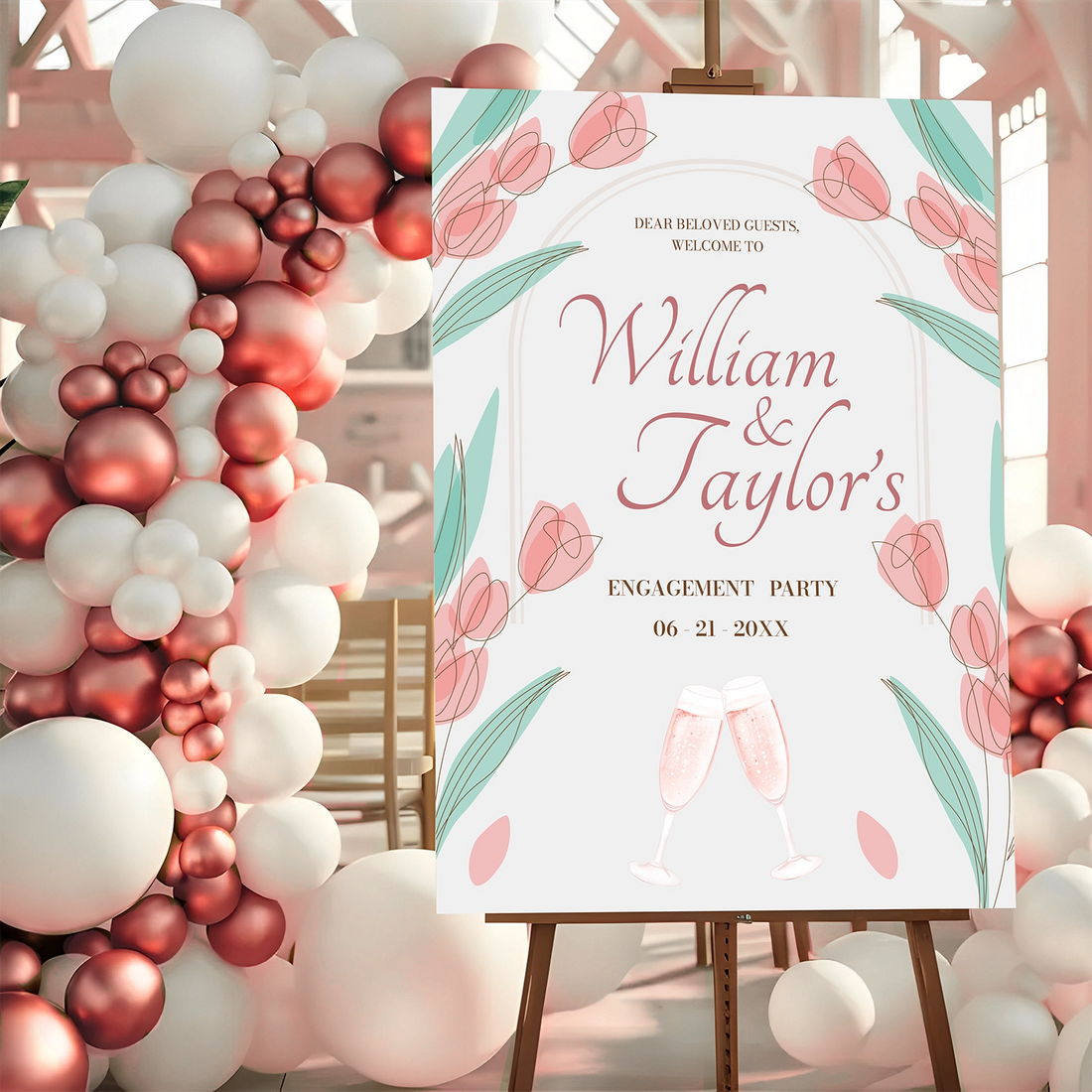 Rose Arch Engagement party