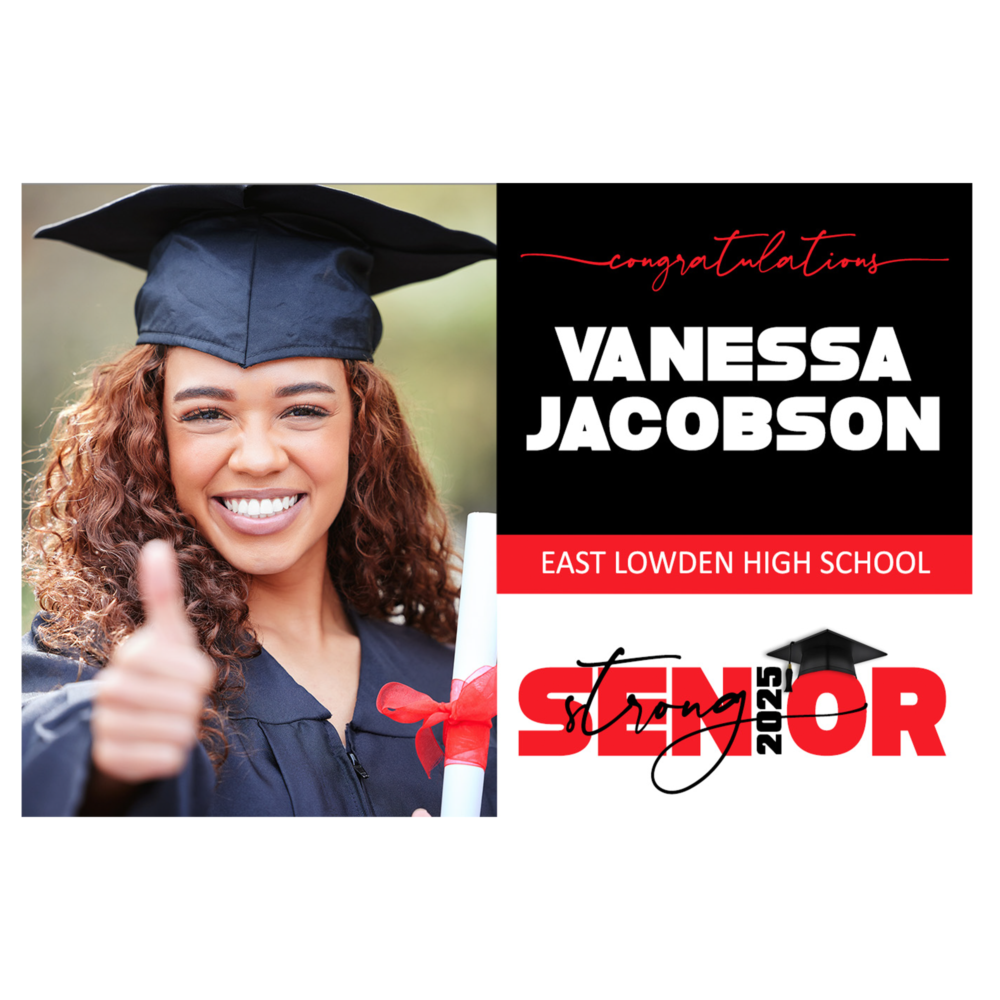 Senior Strong Yard Sign