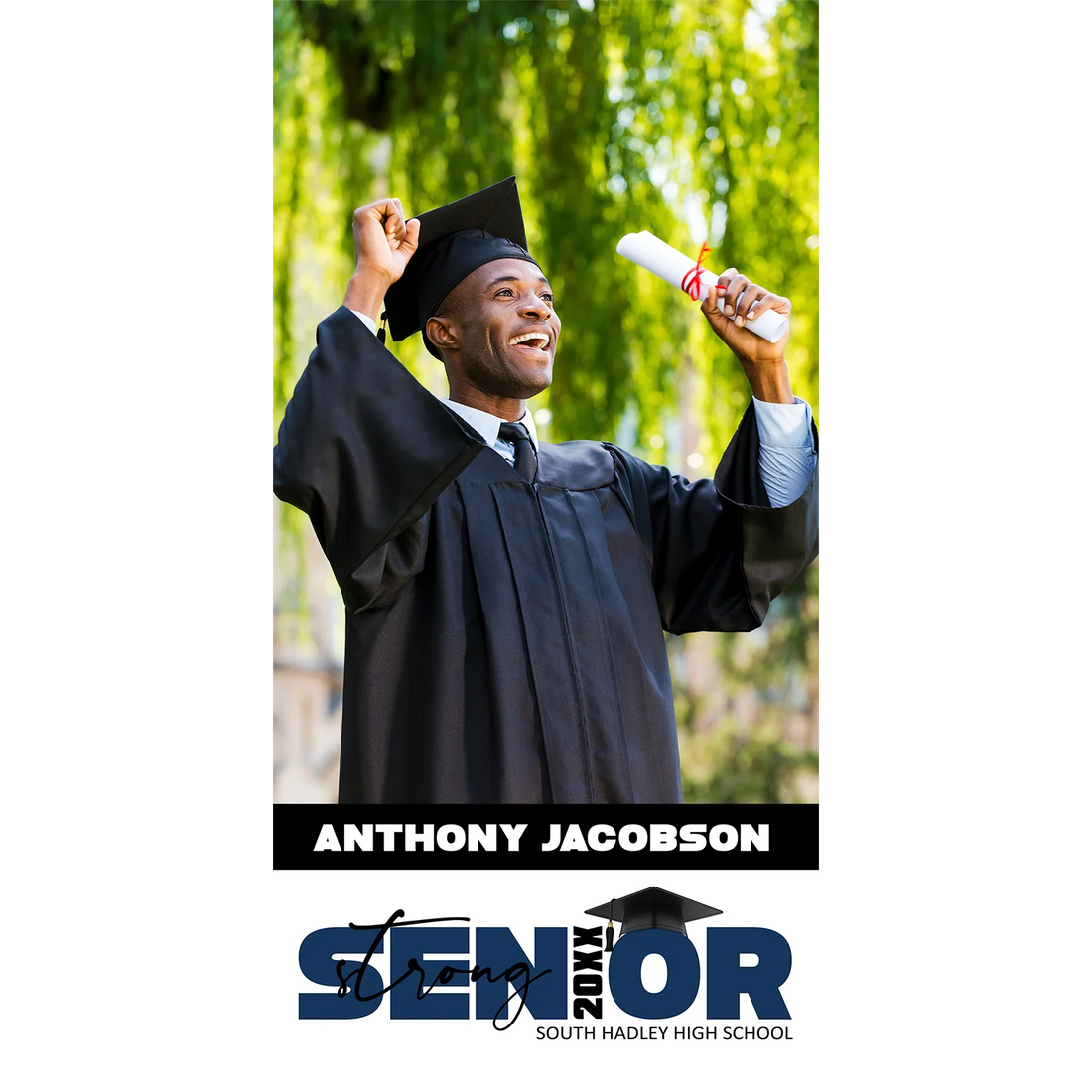 Senior Strong Vertical Banner