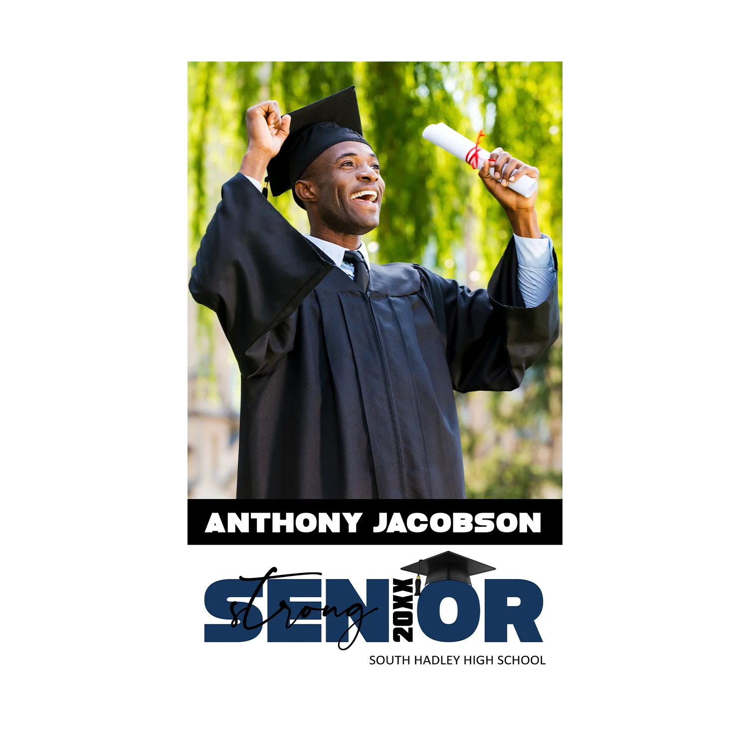 Senior Strong Vertical Banner