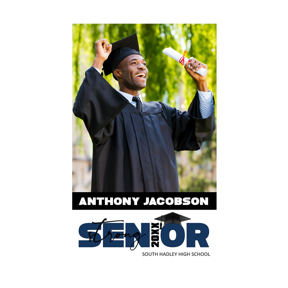Senior Strong Vertical Banner