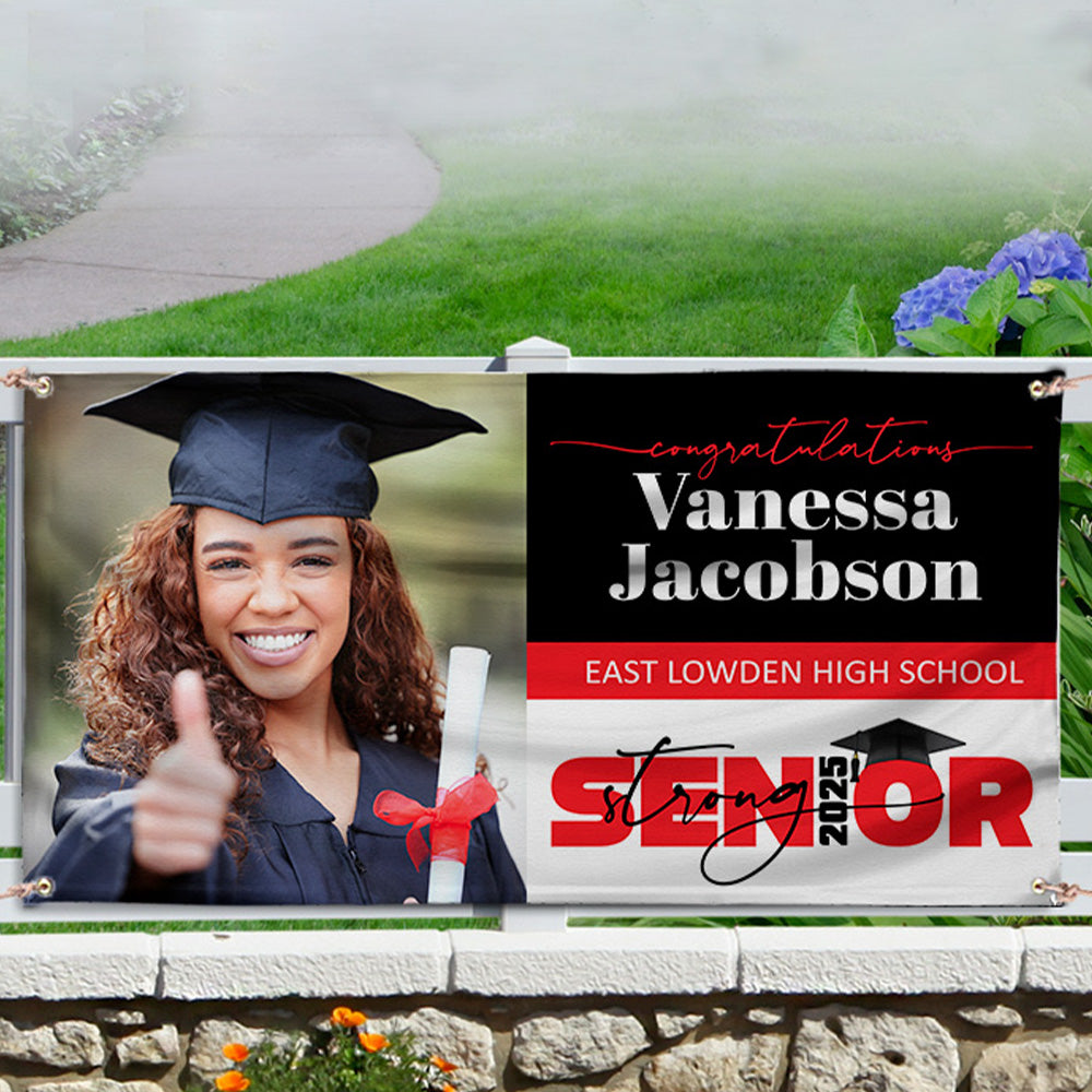 Senior Strong Vinyl Banner