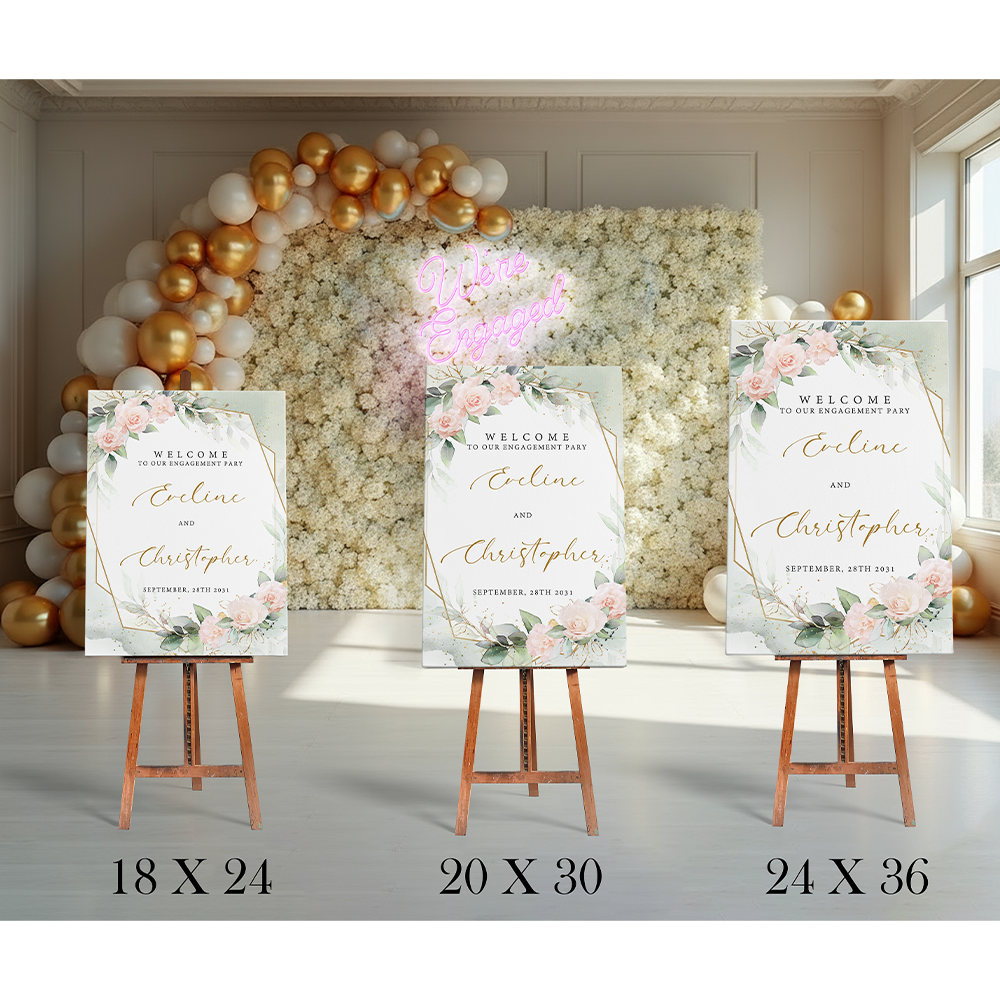 She Said Yes Engagement Sign